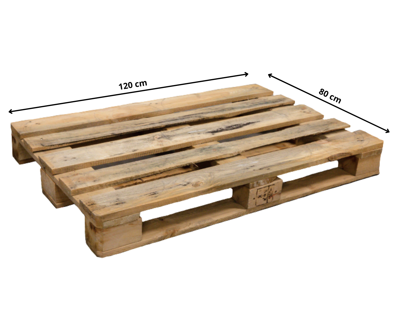 Europalette 120 x 80 cm – Standardpalette nach EPAL-Norm