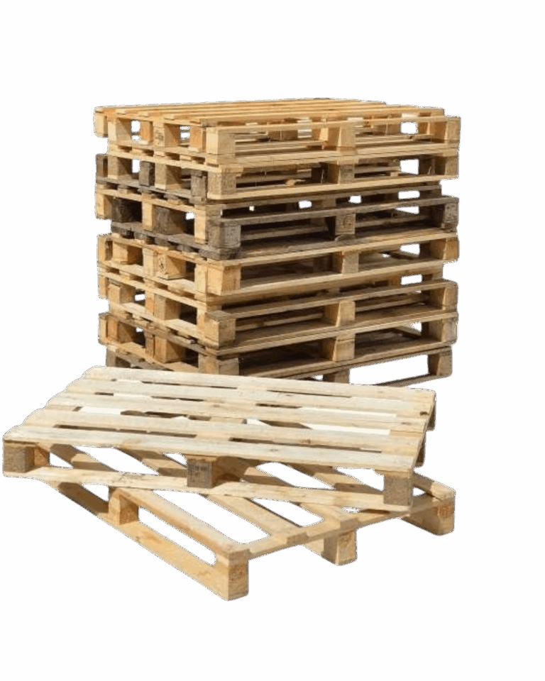 Stapeln von Holzpaletten im Lager – robuste, vielseitige und kostengünstige Transportlösung